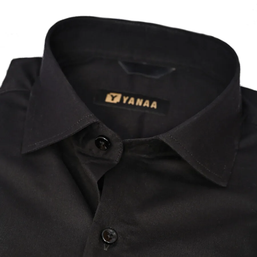 Authentic Natural Cotton Shirt for Men - Black - Image 5