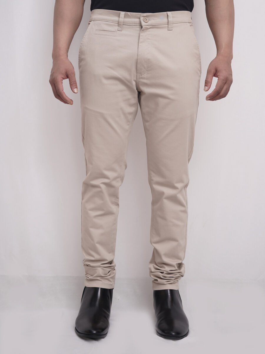 Luxury Elegant Cotton Pant for Men - Light Coffee