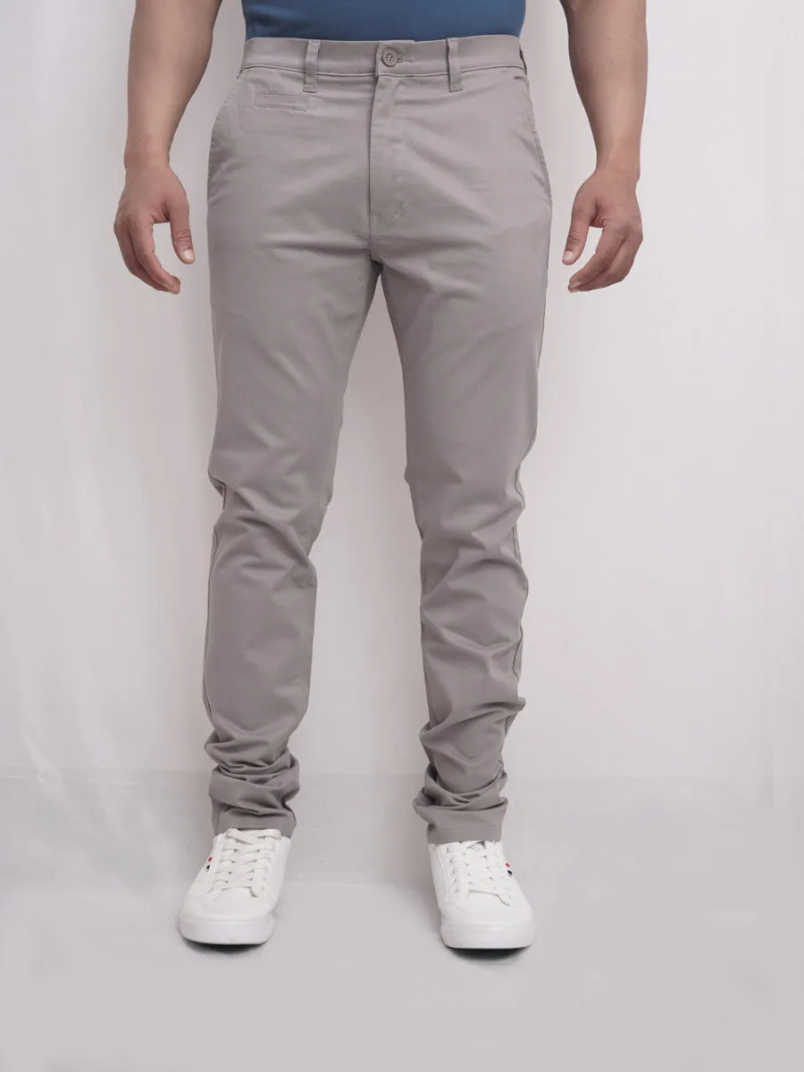 Luxury Elegant Cotton Pant for Men - Steel Grey