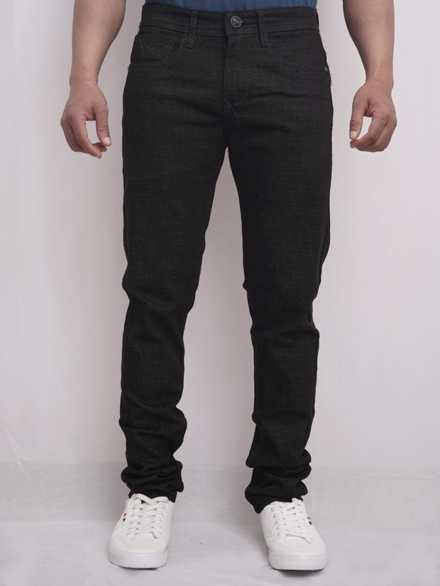 Ultimate Comfort Denim Jeans for Men - Black - Image 4