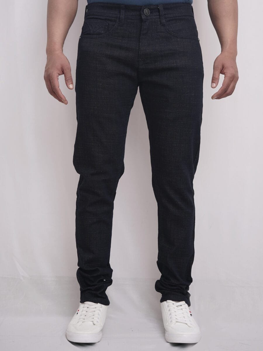 Ultimate Comfort Denim Jeans for Men - Dark Blue - Image 3