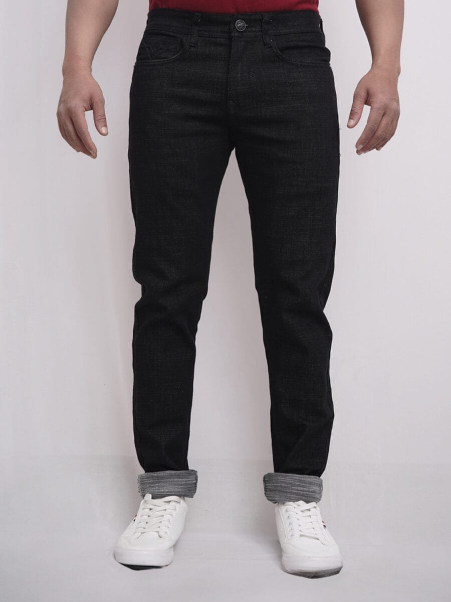 Ultimate Comfort Denim Jeans for Men - Black