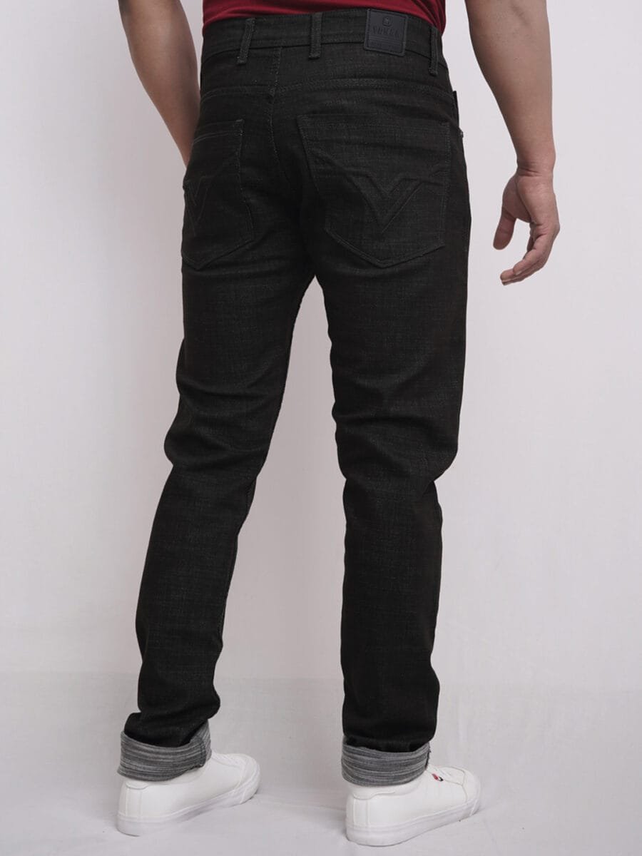 Ultimate Comfort Denim Jeans for Men - Dark Licorice Green - Image 3