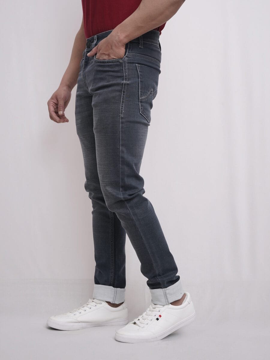 Vintage Vibes Denim Jeans for Men - Denim Blue - Image 2